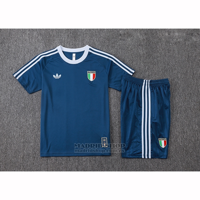 Chandal del Italia Manga Corta 2026-2027 Azul - Pantalon Corto